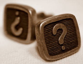 Question Cufflinks