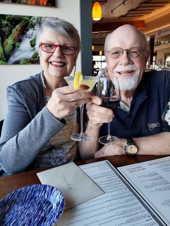 Larry & Judy Toasting Resized