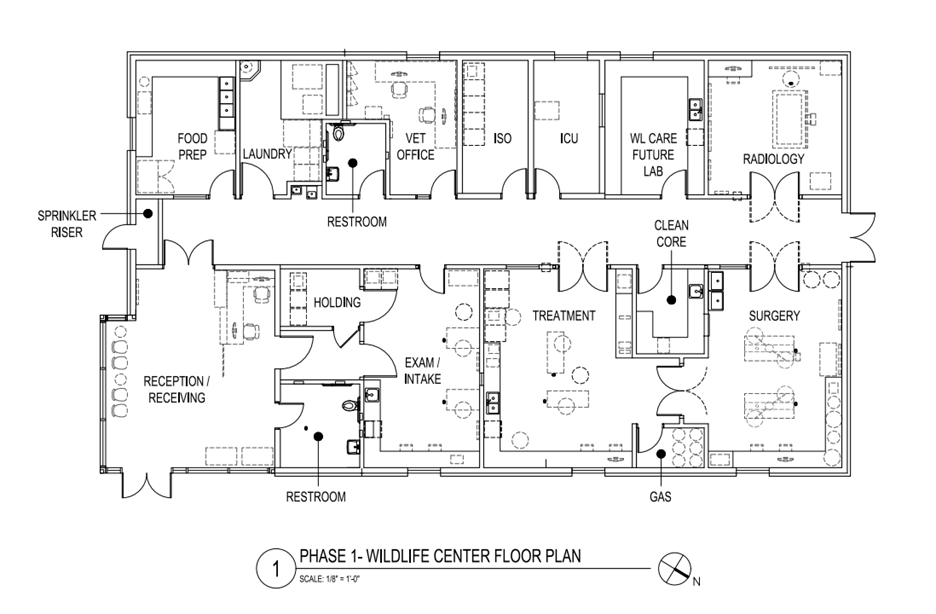 PAWS Phase 1- Wildlife Center Floorplan