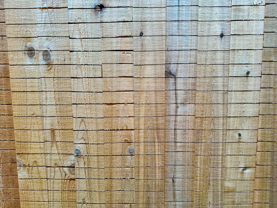 The specialized paneling for woodpeckers, which mimics tree bark, was designed and developed here at PAWS.