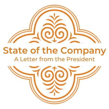 State of the Company: Looking back with gratitude, looking ahead with discernment
