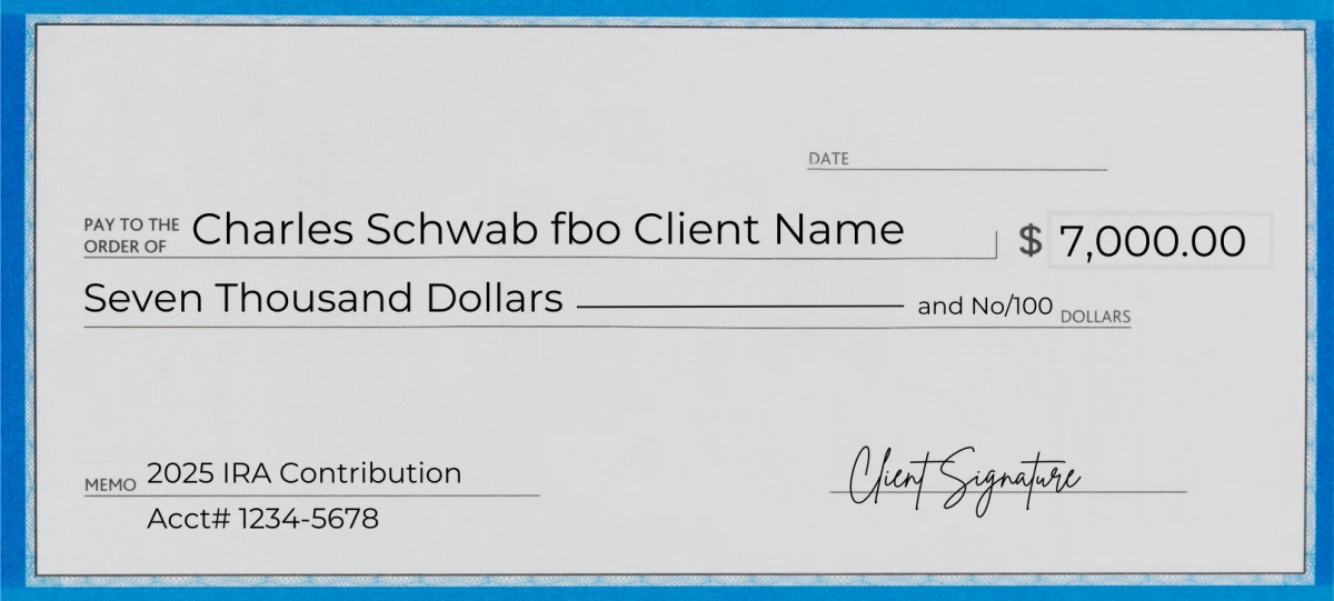 2025 IRA Contribution Check Demo